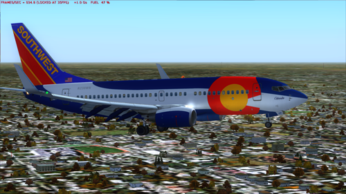 FS9 iFly 737-700 Southwest Colorado One