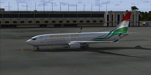 FS9 iFly 737 Somon Air EY-777